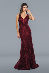 Stella Couture 20032 Sleeveless Long Prom Gown