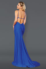 Stella Couture 22038 Fitted Prom Long Formal Dress