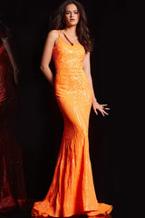 Jovani 23852 Mermaid Long Formal Fitted Prom Dress