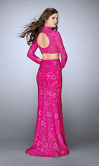 Long Formal La Femme Dress 24013