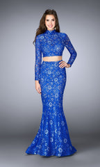 Long Formal La Femme Dress 24013