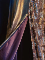 Vintage Prom Dresses Inspo A Line Sweetheart Brown Satin Long 1990s With Sequined Formal Gowns N3345