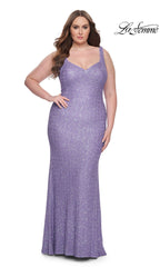 La Femme 31163 Plus-Size Formal Prom Dress