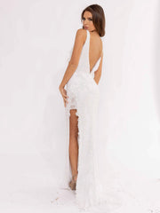 Primavera Couture 3953 Fitted Beaded Sequins Long Prom Dress