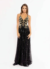 Primavera Couture 3957 Sequins Long Prom Formal Evening Gown
