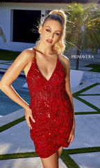Short Homecoming Dress by Primavera 4022