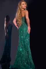 Jovani 40470 Sequin Fitted Long Formal Evening Prom Dress