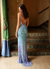 Primavera Couture 4150 Long Formal Prom Sequin Dress