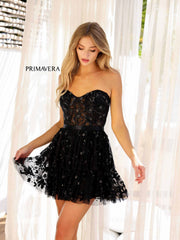 Primavera Couture 4263 Ruffle Short Cocktail Homecoming Dress