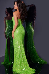 Jovani 43338 Fitted Long Evening Gown Formal Prom Dress