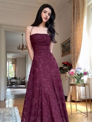 Spaghetti Strap Sheath Wedding Guest Dresses, Lace Rust Red Prom Formal Dresses AB1845