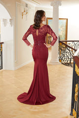 MGNY Madeline Gardner New York 72736 Long Sleeve Formal Dress