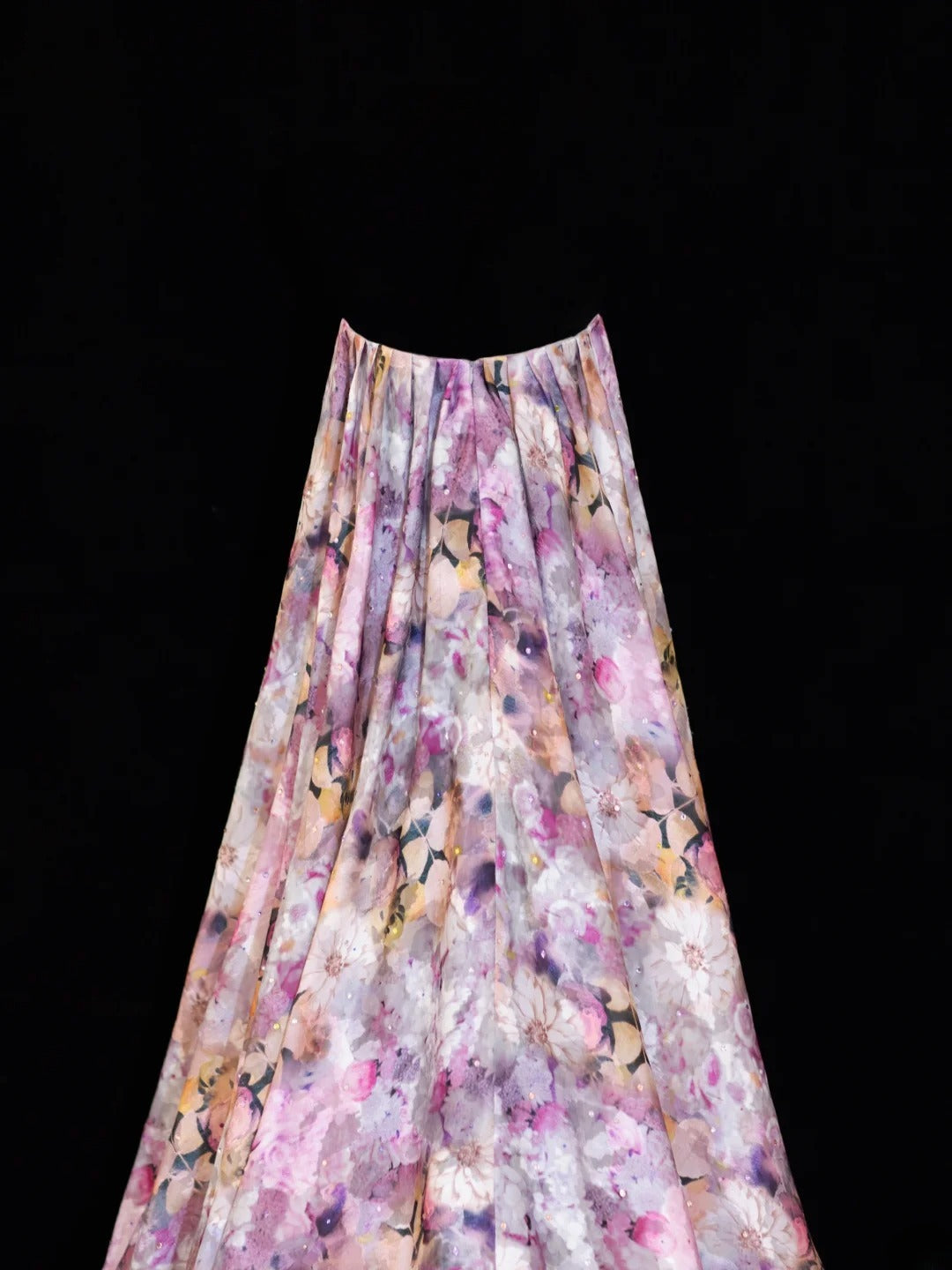 Floral Prom Dress Aesthetic A line Sweetheart With Cape Chiffon Style Impress Long Prom Dresses Party Formal Gowns SA007