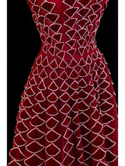 Modest Prom Dress Aesthetic Ball Gowns Strapless Burgundy Velvet Style Impress With Beadings Long Party Formal Gown SA058