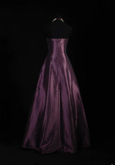 Retro Ball Gowns Women Cocktail Party Gown Strapless With Beads Cape Outfits 90s Purple Long Graduation Dinner Outfits Prom Dresses AS143