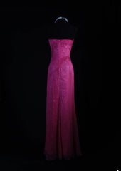 Vintage Prom Dresses Inspiration A Line Sweetheart Pink Semi Formal 90s Prom Dresses With Beads For Teenagers High Schools AS155