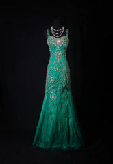 Vintage Prom Dresses Aesthetic Mermaid Sweetheart Green Semi Formal With Beads Inspo Impress Long Party Formal Gown For Teens High Schools AS167