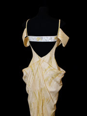 Chic Sheath Spaghetti Strap Yellow Long Prom Formal Fancy Evening Dresses Dinner Outfits Classy Party Gowns AS619