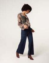 Elasticated Washed Jeans