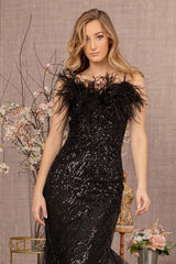 Prom Long Spaghetti Strap Trumpet Gown