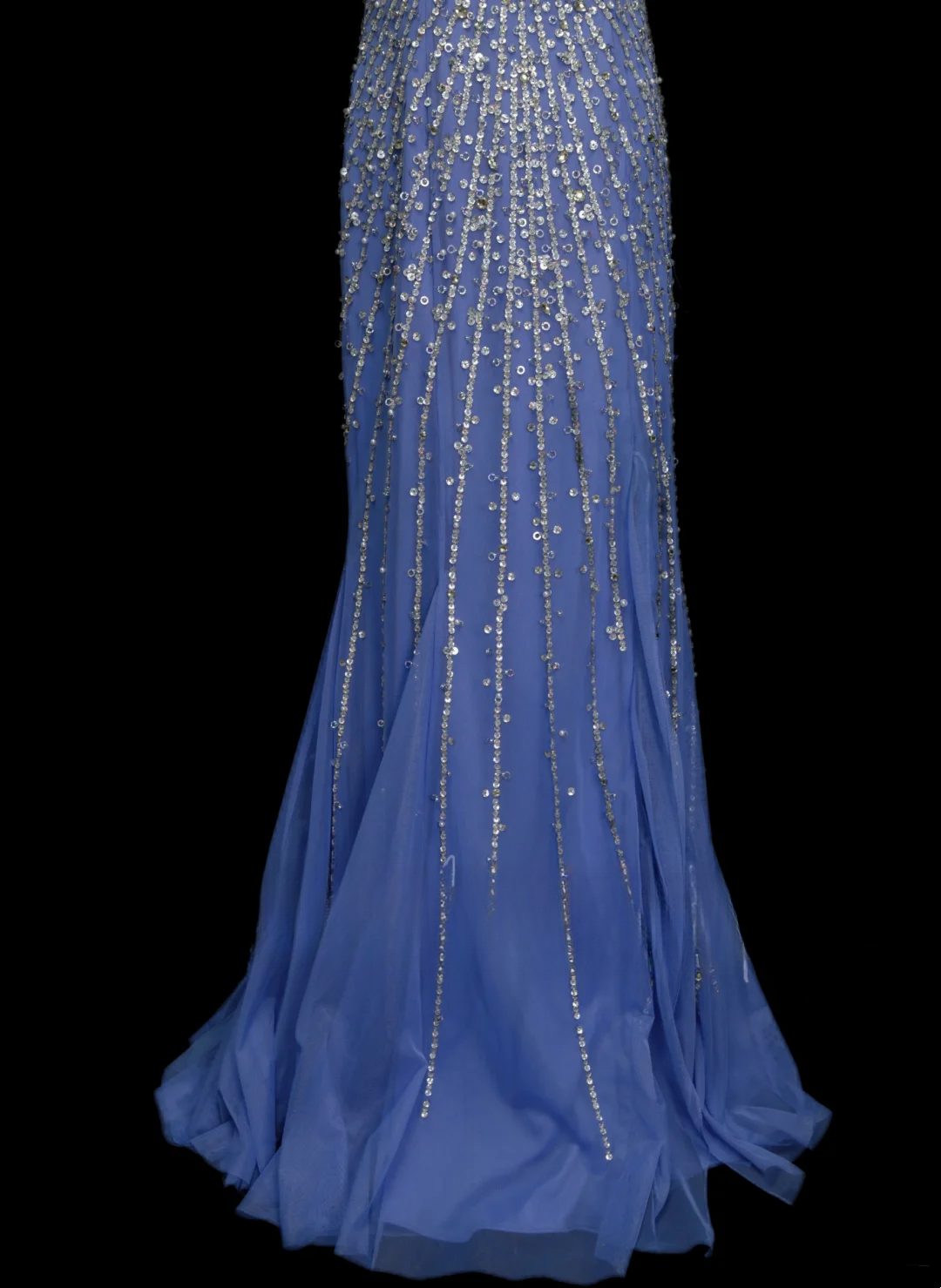 Classy Formal Mermaid Sweetheart Blue Sequins With Beads Style Impress Long 2026 Prom Dresses Party Gowns OB027