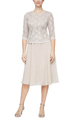 Alex Evenings AE4121796 Short Mother of the Bride Dress