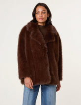 Short Faux Fur Coat