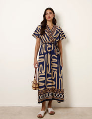 Dress With Abstract Print