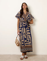 Dress With Abstract Print