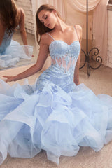 Formal Long Dress Cc8915 by Ladivine