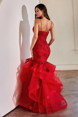 Formal Long Dress Cc8915 by Ladivine