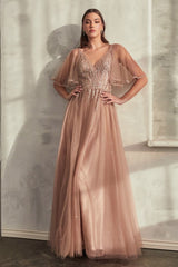Formal Long Dress Cd0175 by Ladivine