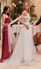 Formal Long Dress CD827W By Ladivine