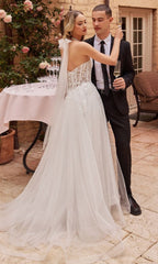 Formal Long Dress CD827W By Ladivine