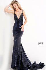 Jovani 05803 Long Formal Sequin Prom Dress