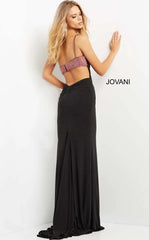 Jovani 09021 One Shoulder Long Formal Prom Gown