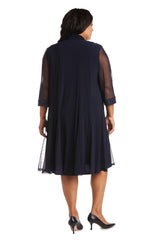 Plus Size Short Dress Jacket R&M Richards 3221W