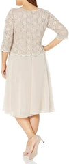 Alex Evenings AE4121796 Short Mother of the Bride Dress