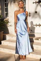 Serene Sway Maxi Dress - Steel Blue