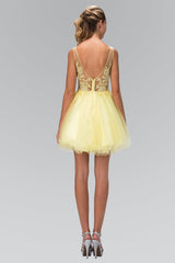 Sleeveless Short Prom Dress