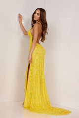 Aleta 1160 Prom Formal Sequins Long Fitted Dress