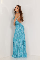Aleta 1219 Fitted Long Formal Prom Dress