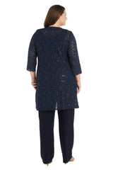 Plus Size Formal Jacket Pant Suit Suit R&M Richards 1351W