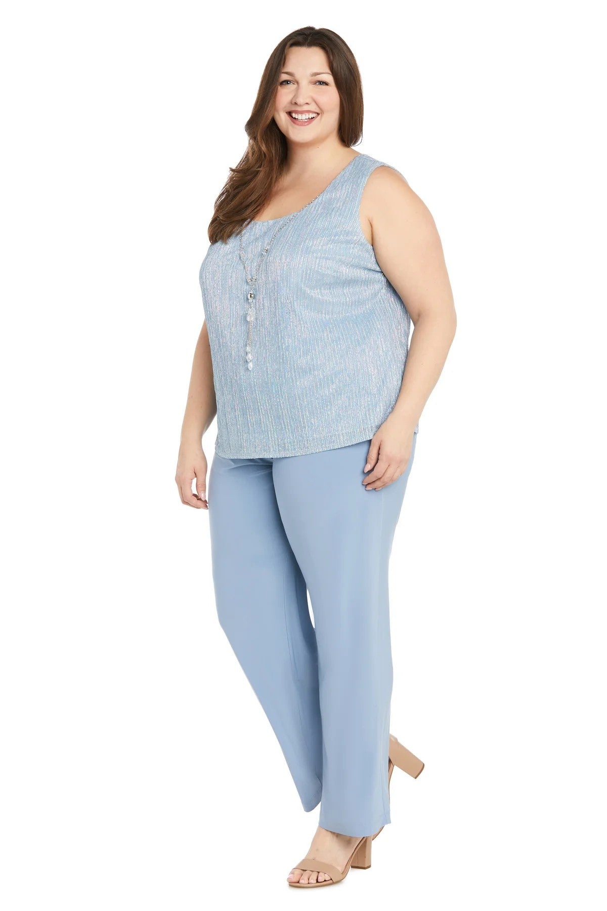 Plus Size Formal Pant Suit Long R&M Richards 1642W