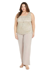 Plus Size Formal Pant Suit Long R&M Richards 1642W