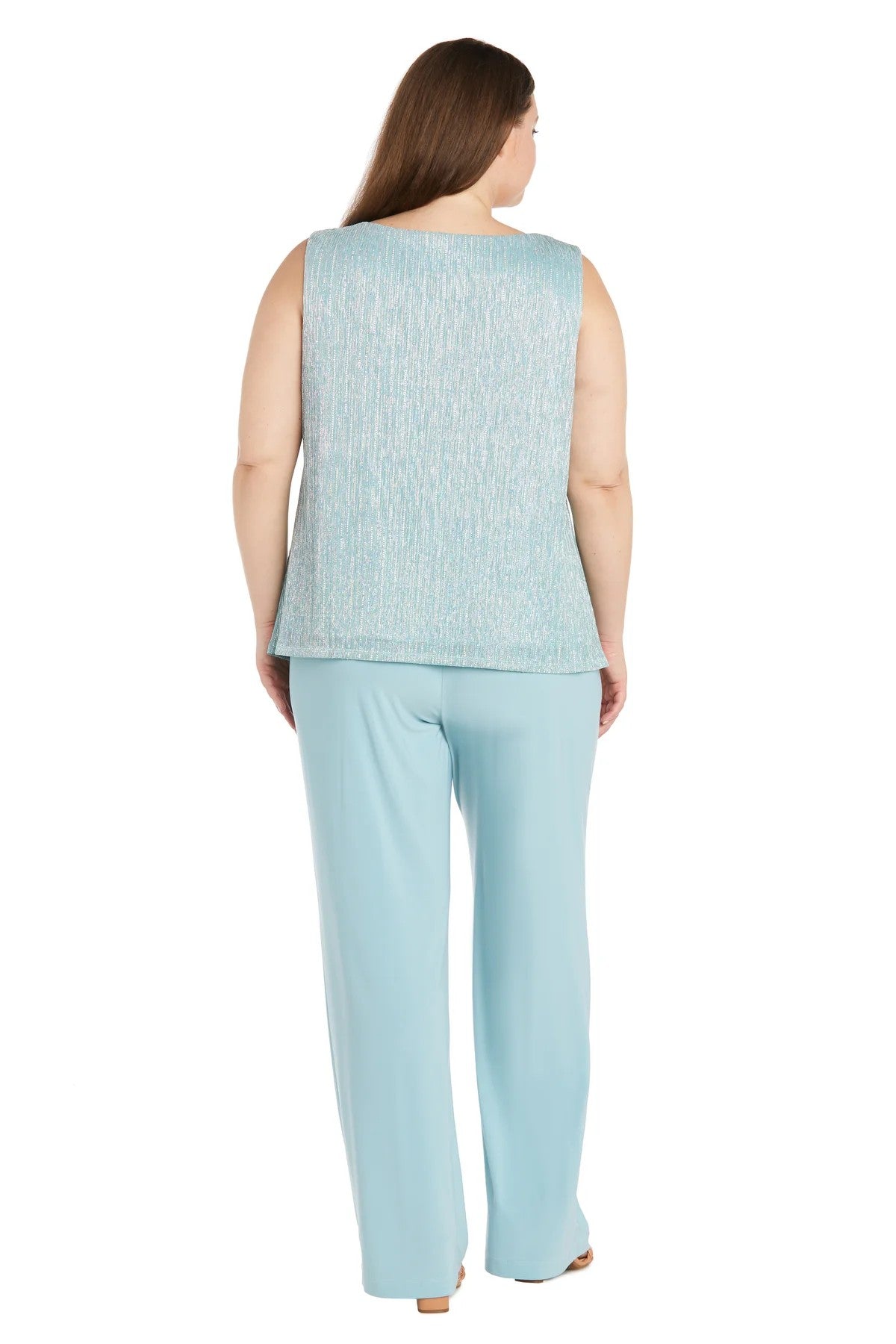 Plus Size Formal Pant Suit Long R&M Richards 1642W