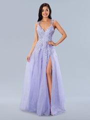 Stella Couture 20058 Long Prom Formal Glitter Dress