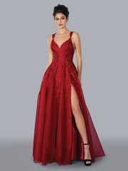 Stella Couture 20058 Long Prom Formal Glitter Dress