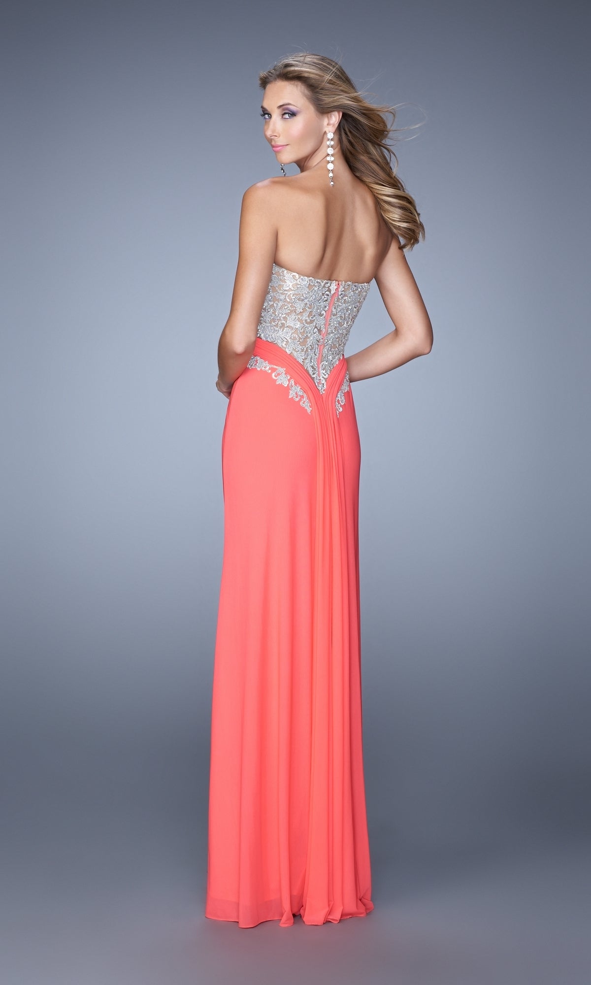 Long Formal La Femme Dress 21256