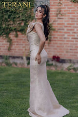 Terani Couture 232E1208 Long Fitted Formal Prom Mermaid Dress